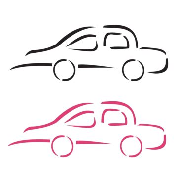 Car With Abstract Lines Logo Design Concept Brand Elegant Mock Vector, Brand, Elegant, Mock PNG ...