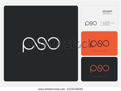 Letters Pso Logo Icon Business Card Stock Vector (Royalty Free) 1122334664