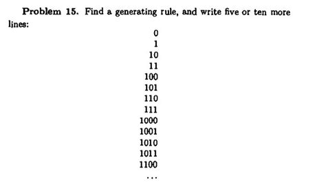 Help with exercise: Binary pattern generating rule - Mathematics Stack ...