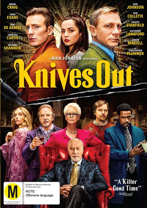 Knives Out ~ DVD | Rian johnson, Don johnson, Daniel craig