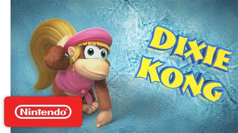 Donkey Kong Country Tropical Freeze - Meet the Kongs: Dixie Kong ...
