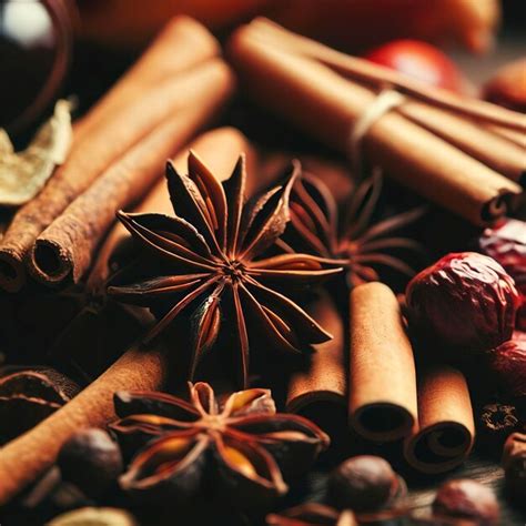 Premium AI Image | Spices for mulled wine