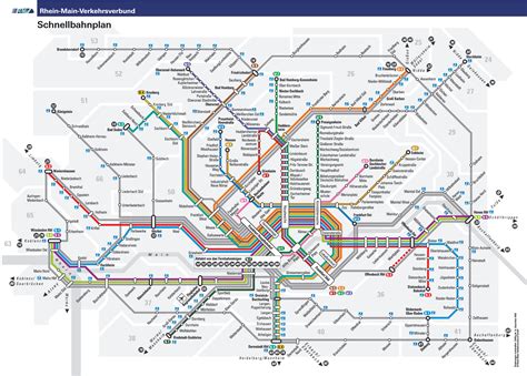 Frankfurt Subway Map | Франкфурт-на-майне, Франкфурт, Карта города