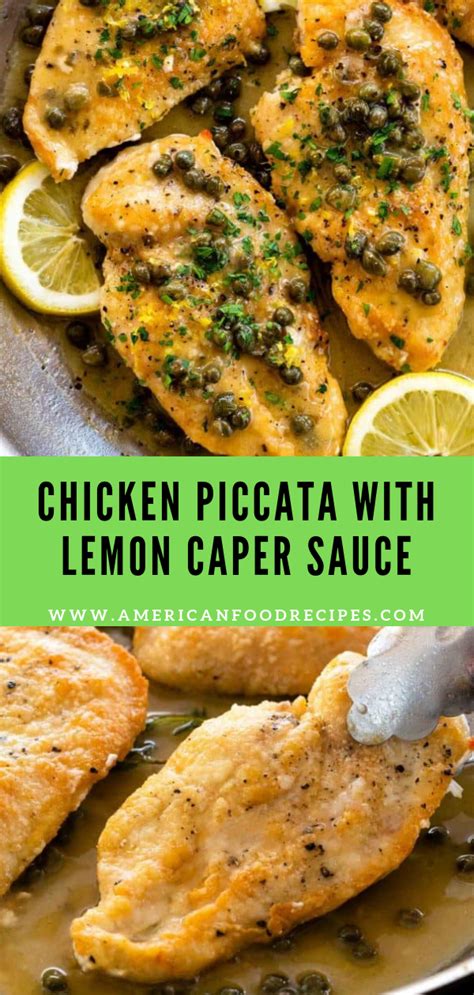 Chicken Piccata with Lemon Caper Sauce - Recipe By Mom