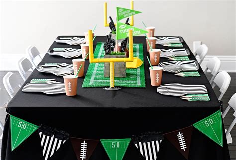 Football Party Backdrop, Football Theme Party, Superbowl Party, Football Parties, Football Party ...