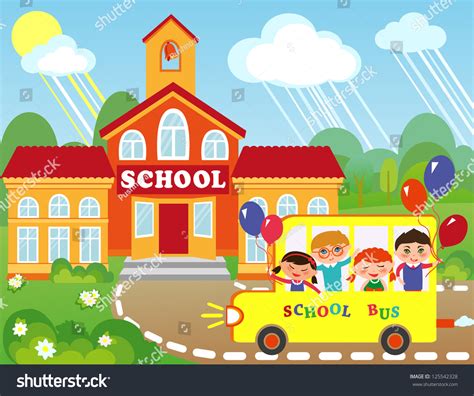 941 Girl go school clip art 이미지, 스톡 사진 및 벡터 | Shutterstock