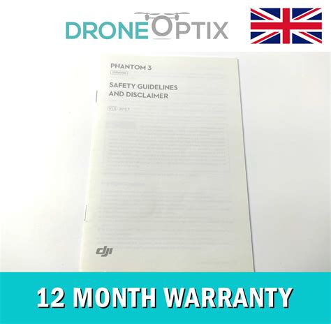 Genuine DJI Phantom 3 4K Instruction Manual Guide OEM – Droneoptix Parts