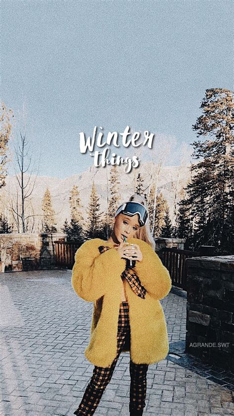 Ariana Grande Winter Wallpapers - Wallpaper Cave