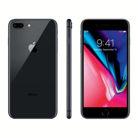 Refurbished Apple iPhone 8 Plus 256GB, Black - Unlocked (B-GRADE ...