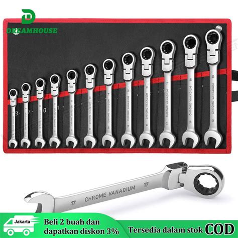 Jual Tool Superman Kunci Ring Pas set 14 pcs 8-24mm kunci pas Harga ...