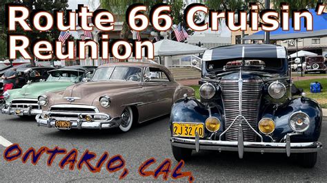 Route 66 Cruisin' Reunion 2022 Car Show - Ontario, California - YouTube