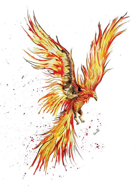 Personalised phoenix art print