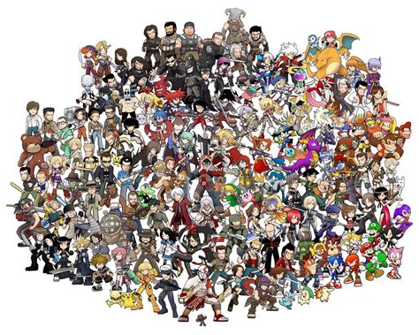 Famous video game characters in one picture. | Hero games, Video game ...