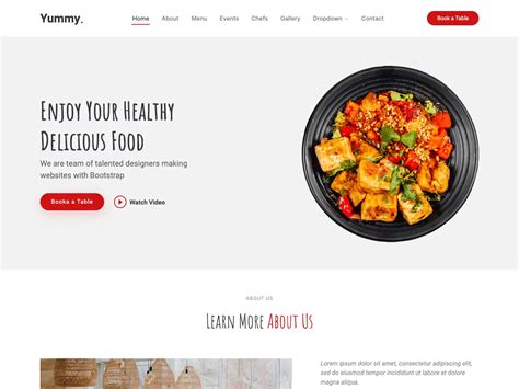 Yummy - Bootstrap Restaurant Website Template | BootstrapMade