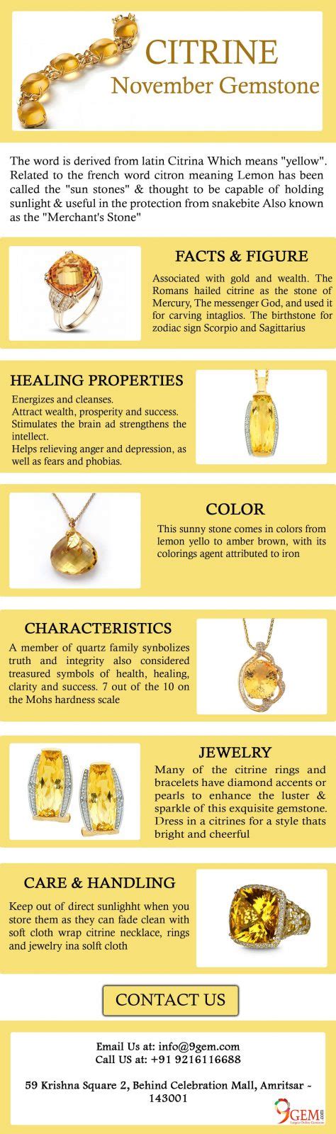 Proper Guidance About Citrine November Birthstone - 9Gem.com