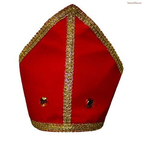 Bishop Hat Christmas Play, Christmas Tree Skirt, Costume Hats, Adult Costumes, Bishop Hat ...