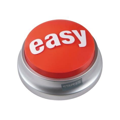 Staples Easy Button - Paperweight - Walmart.com - Walmart.com