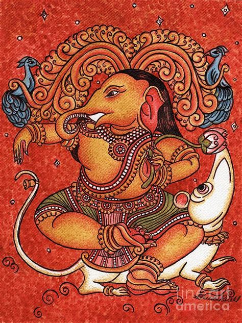 Baby Ganesha Painting by Susanna Fields-Kuehl