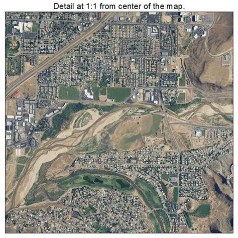 Aerial Photography Map of St George, UT Utah