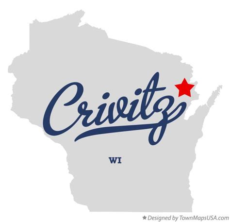 Map of Crivitz, WI, Wisconsin