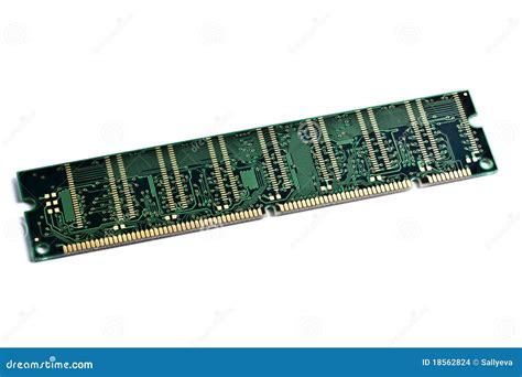 Memory module stock photo. Image of card, green, industry - 18562824