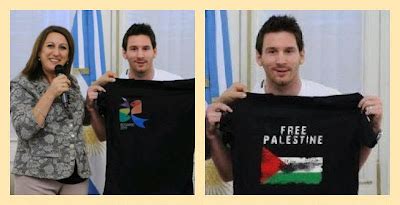 Apparently Photos Lionel Messi "Free Palestine" False - The Soccer Forces