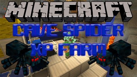 Cave Spider XP Farm Tutorial Minecraft Project