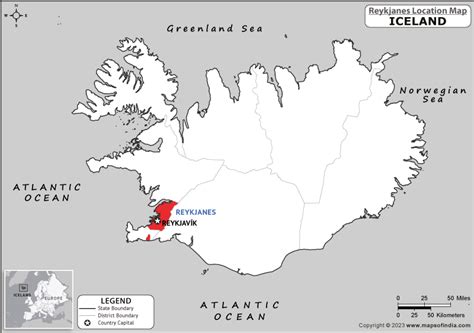 Where is Reykjanes Located in Iceland? | Reykjanes Location Map in the Iceland