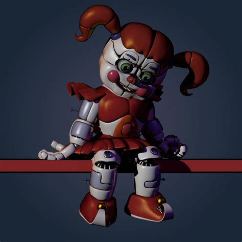 [FNAF/C4D] Plush Circus Baby by CaramelloProductions on DeviantArt