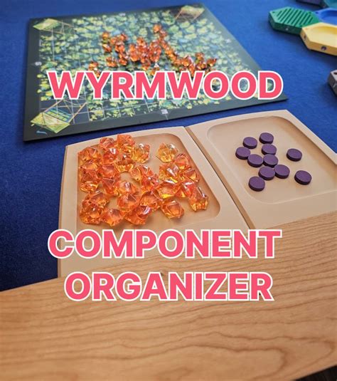 Wyrmwood Component Holder Table Accessory, Modular Game Table and ...