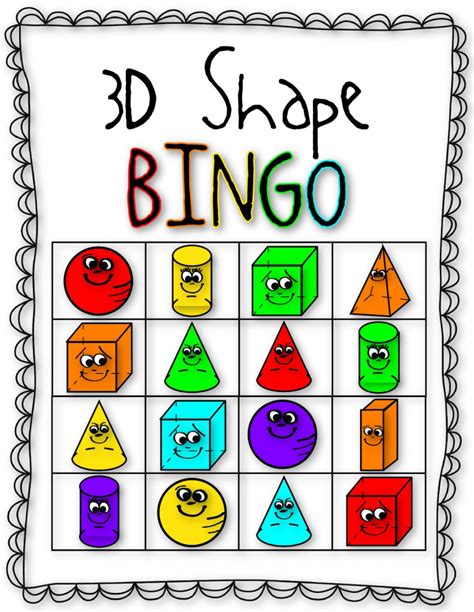 26 Images Of Shape Bingo Template | Bfegy | Shapes Bingo Cards ...