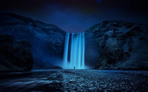 Skógafoss Waterfall Fonds d'écran HD et Images