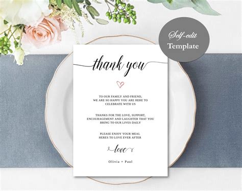 Bridal Shower Thank You Cards – Digital Doc Inc