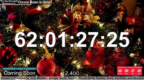 Santa Tracker Countdown Test #3 - YouTube