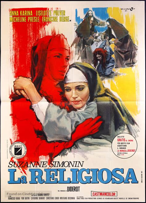 La religieuse (1966) Italian movie poster