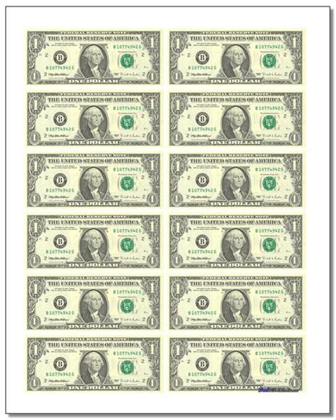 Play Money Printable