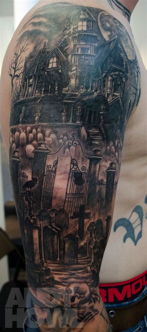 Tattoo Easily: 25 Amazing Graveyard And Cemetery Tattoos