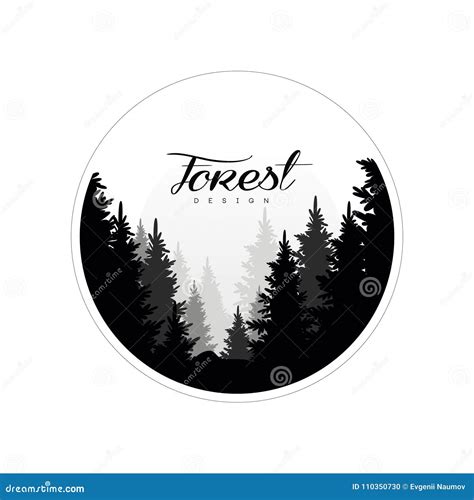 Forest Logo Vector. Forest Logo Template. Outdoor Logo. | CartoonDealer.com #138745258