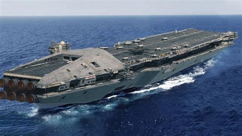 US Is Testing Its New Gigantic $13 Billions Aircraft Carrier - YouTube