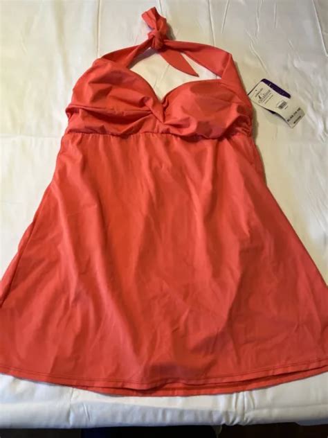 CATALINA SUDDENLY SLIM One Piece Swimsuit - Pretty Coral Colo - Size XL ...