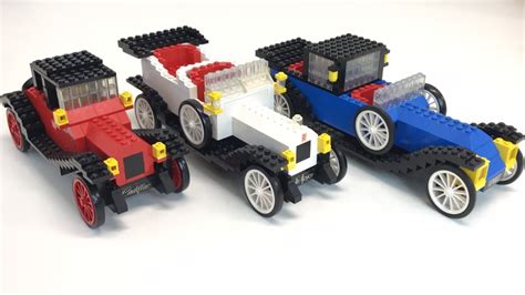 Classic LEGO Cars Hobby Sets - Cadillac, Rolls Royce, Renault #tbt - YouTube