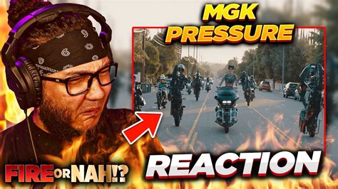 FIRE or NAH?! MGK - Pressure (REACTION) | iamsickflowz - YouTube