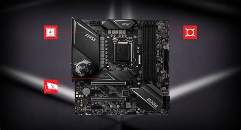 MSI MPG Z490M GAMING EDGE WIFI Intel Motherboard - MPG Z490M GAMING ...