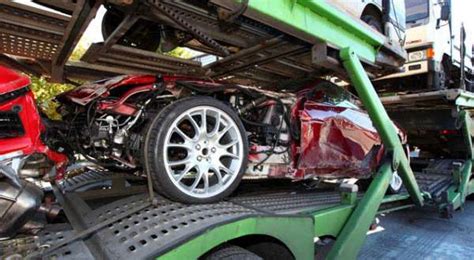 The car for you: Ronaldo's Ferrari 599 GTB Fiorano in crash