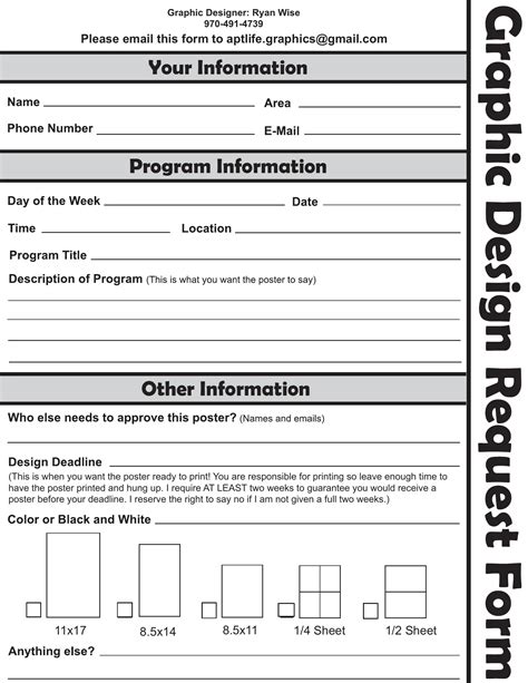 Design Request Form ≡ Fill Out Printable PDF Forms Online