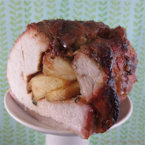 Caramelized Apple-Stuffed Roast Pork with Apple Butter Glaze | Urban Cottage Life