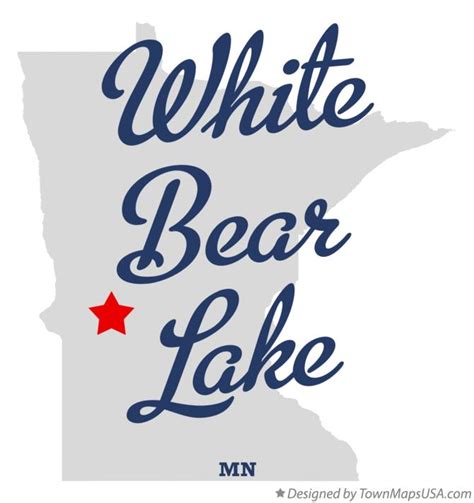 Map of White Bear Lake, Pope County, MN, Minnesota