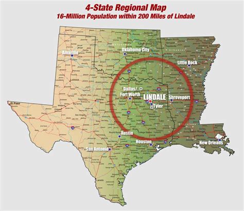 Map Of Lindale Texas - Draw A Topographic Map