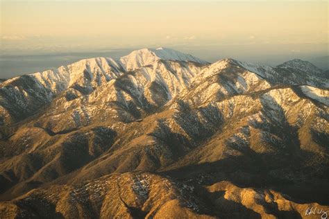 Aerial Over San Gabriel Mountains | Angeles National Forest, California | Richard Wong Photography