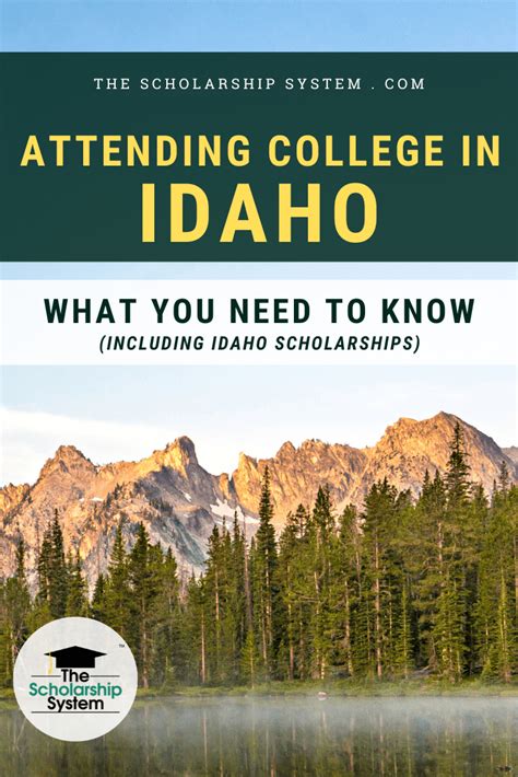 Attending College in Idaho: What You Need to Know (Including Idaho Scholarships) - The ...